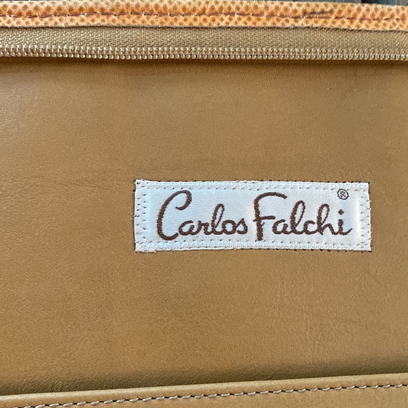 Vintage Carlos Falchi patchwork attaché - Picture 10 of 13